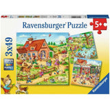 Ravensburger: Animal Vacation (3x49pc Jigsaws)