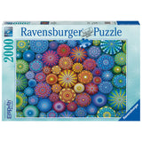 Ravensburger: Radiating Rainbow Mandalas (2000pc Jigsaw)