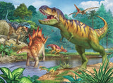 Ravensburger: World of Dinosaurs Puzzle + Colouring Book (150pc Jigsaw)