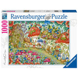 Ravensburger: Floral Mushroom Houses (1000pc Jigsaw)