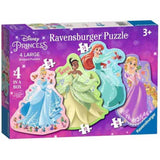 Ravensburger: Disney Princess - 4 Large Shaped Puzzles
