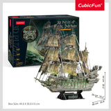 3D Puzzle: Flying Dutchman (Large) w/LED Lights (360pc)