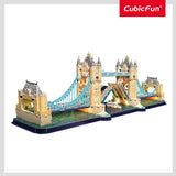 3D Puzzle: Tower Bridge (Large) w/ LED Lights (222pc)