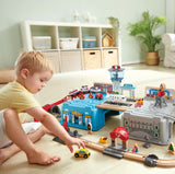 Hape: Super Cityscape - Transport Bucket Train Set