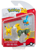 Pokemon: Battle Figure Set - Pikachu, Mudkip, Boltund