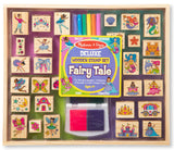 Melissa & Doug: Fairy Tale - Deluxe Wooden Stamp Set