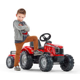 Falk: Massey Ferguson - S8740 Pedal Tractor with Trailer
