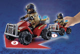 Playmobil: Fire Rescue Quad with Pull-Back Motor - (71090)
