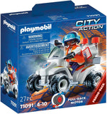 Playmobil: Medical Quad with Pull-Back Motor - (71091)