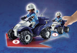 Playmobil: Police Quad with Pull-Back Motor - (71092)