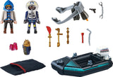 Playmobil: Police Jet Pack With Boat - (70782)
