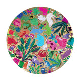 eeBoo: Round Puzzle - Busy Cats (100pc Jigsaw)