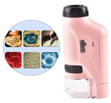 Mini Pocket Microscope Kit - Pink