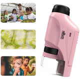 Mini Pocket Microscope Kit - Pink