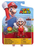 Super Mario: 4" Figure - Fire Mario (Wave 32)