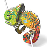 Eugy: Chameleon - 3D Cardboard Model