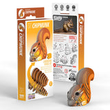 Eugy: Chipmunk - 3D Cardboard Model
