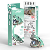 Eugy: Crocodile - 3D Cardboard Model