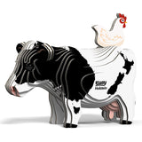 Eugy: Holstein-Friesian Cow - 3D Cardboard Model