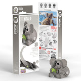 Eugy: Koala - 3D Cardboard Model