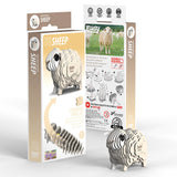 Eugy: Sheep - 3D Cardboard Model