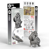 Eugy: Zebra - 3D Cardboard Model