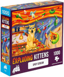 Exploding Kittens: Spicy Scream (1000pc Jigsaw)