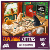 Exploding Kittens: Cats in Quarantine (1000pc Jigsaw)