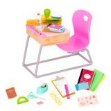 Our Generation: Doll Accessory Set - Flying Colours School Desk