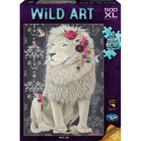 Wild Art: White Lion (500pc Jigsaw)