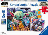 Ravensburger: Star Wars, The Mandalorian - Grogu Moments (3x49pc Jigsaws)