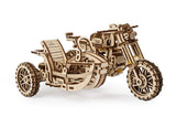 UGears: Scrambler UGR10 Motor Bike with Sidecar (380pc)