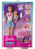 Barbie: Babysitters Inc. - Doll & Playset (Brunette/Purple)