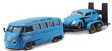 Maisto: 1:24 Diecast Vehicle - Volkwagen Samba & VW Beetle