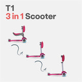 SmarTrike: T1 3-in-1 Scooter - Pink