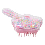 Pink Poppy: Star Glitter Hair Brush - (Assorted Designs)