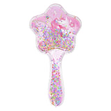 Pink Poppy: Star Glitter Hair Brush - (Assorted Designs)