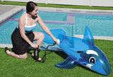 Bestway: Whale Ride-on - Blue (62" x 37"/1.57m x 94cm)