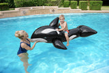 Bestway: Jumbo Whale Ride-On (6'8" x 40"/2.03m x 1.02m)