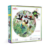 eeBoo: Round Puzzle - Hummingbirds (500pc Jigsaw)