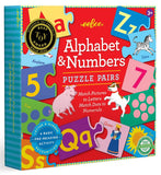 eeBoo: Alphabet & Numbers - Puzzle Pairs (72pc)