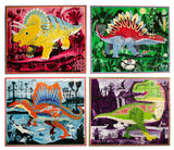 eeBoo: Ready to Learn Dinosaurs - 4-Puzzle Set (36pc)