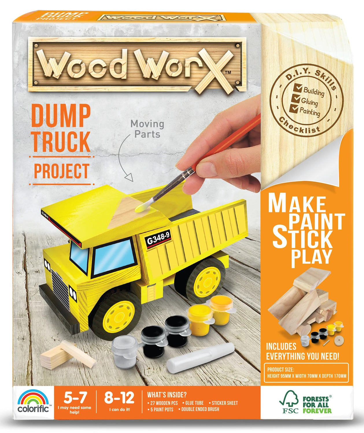 Wood WorX Classic Kit Dump Truck