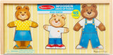 Melissa & Doug: Bear Family Dress-Up - Wooden Puzzle (45pc)
