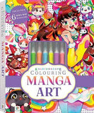 Hinkler: Kaleidoscope Colouring Kit - Manga