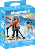 Playmobil: Hiker with Saint Bernard (71741)