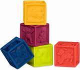 B.Toys: One Two Squeeze Blocks (Set of 10)