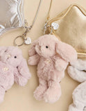 Snuggle Bunnies: Penelope the Bunny Key Charm - Blush 15cm Plush