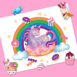 Kaleidoscope: Lap Desk Colouring Set - Sweet Treats