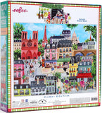 eeBoo: Paris In A Day (1000pc Jigsaw)